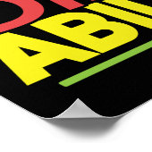 Autism Son Daughter Doet mijn mogelijkheden niet Poster (Hoek)