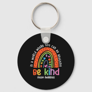 Autism Son Daughter Mam Be Sind Rainbow Sleutelhanger