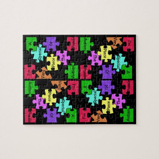 Autism Special Piece Puzzle Legpuzzel (Horizontaal)