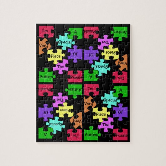 Autism Special Piece Puzzle Legpuzzel (Verticaal)