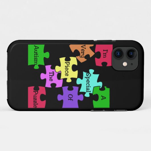 Autism Special Puzzle Piece iPhone 5 Hoesje (Achterkant (horizontaal))