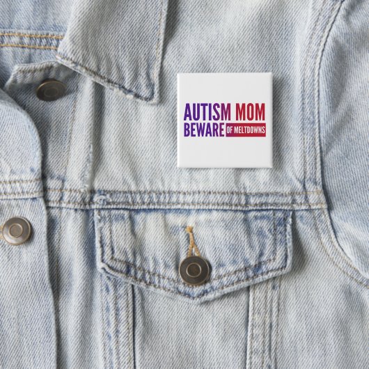 Autism- Square Button (In situ)