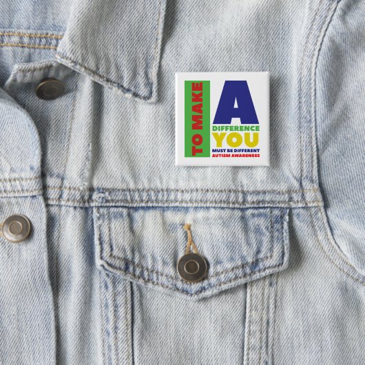 Autism Square Button (In situ)