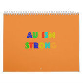 Autism Strong Calendar Kalender (Hoes)