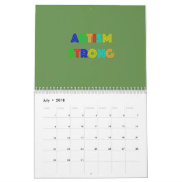 Autism Strong Calendar Kalender