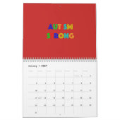Autism Strong Calendar Kalender (Jan 2027)