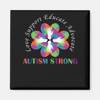 AUTISM STRONG Hands Autisme Magneet