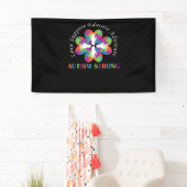 AUTISM STRONG Hands Autisme Spandoek (Insitu)