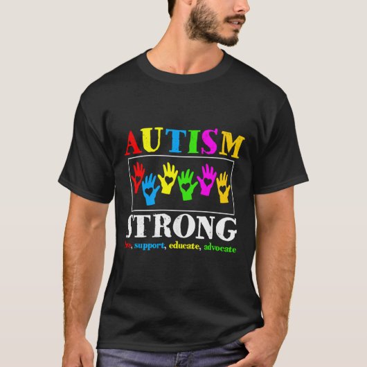 Autism Strong T-shirt (Voorkant)