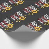 Autism Sunflower Special Education Teacher Cadeaupapier (Hoek)