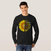 Autism Sunflower Unique Totally Intelligent Myster T-shirt (Voorkant volledig)
