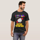 Autism Super Power T-shirt (Voorkant volledig)