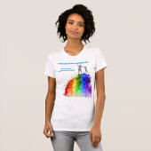 Autism Support beklimt nieuwe hoogten vrouwen en m T-shirt (Voorkant volledig)