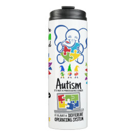 Autism Support Collage Thermosbeker