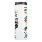 Autism Support Collage Thermosbeker (Achterkant)