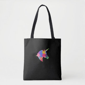 Autism Support Cute Autism Unicorn Gift Tote Bag