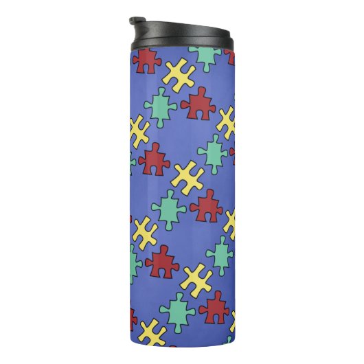 Autism Thermal Tumbler Thermosbeker (Geroteerd rechts)