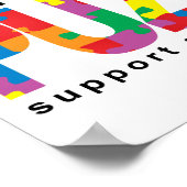 Autism Think PUZZLE Poster (Hoek)