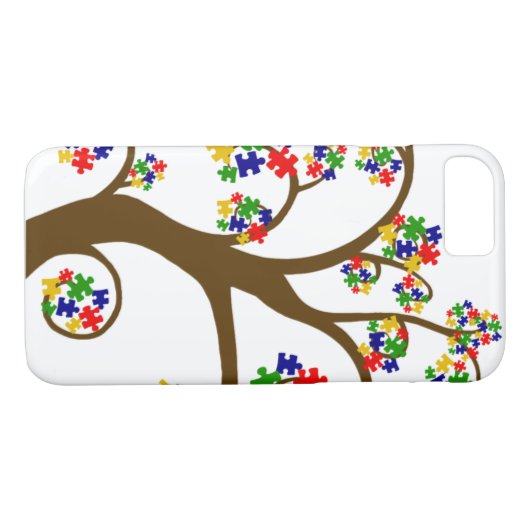 Autism Tree of Life iPhone 7 hoesje (Achterkant (Horizontaal))
