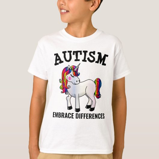 AUTISM UNICORN T-SHIRTS (Voorkant)