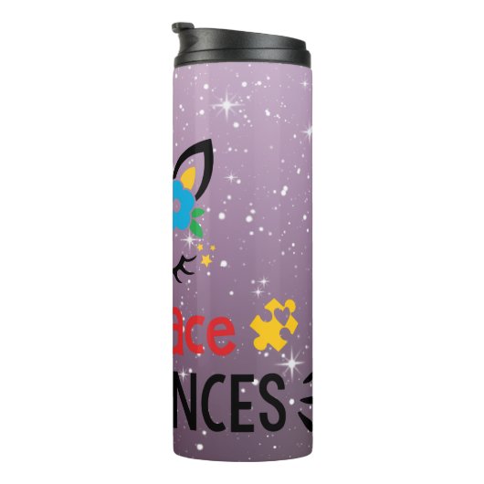 Autism Unicorn Thermosbeker (Geroteerd rechts)