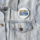 AUTISM vindt Cure 1 Ronde Button 5,7 Cm (In situ)