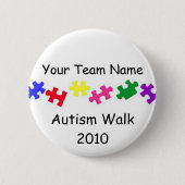 Autism Walk 2010 Team Button (Voorkant)