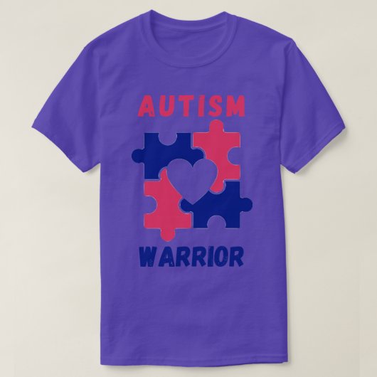 Autism Warrior T-shirt (Design voorkant)
