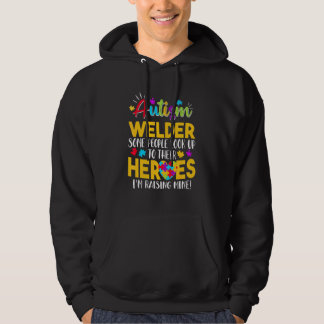 Autism Welder Mensen kijken op hun helden Hoodie