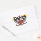 Autism Wings Ronde Sticker (Envelop)