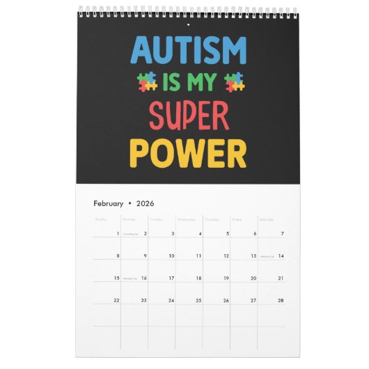 Autism Wise Words Kalender (Feb 2026)