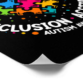 Autism Women Mannen respecteren liefdesondersteuni Poster (Hoek)