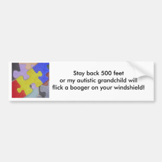 Autismboogmachine 2 bumpersticker