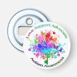 Autismboom in spectrum button flesopener