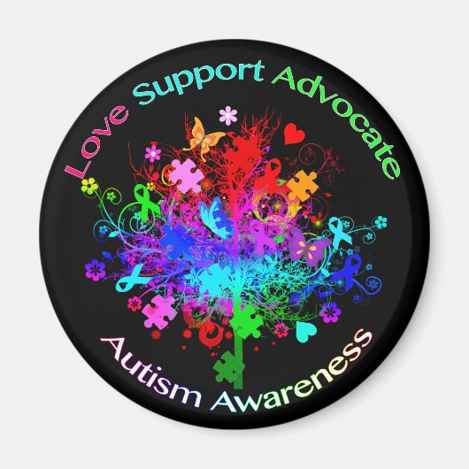 Autismboom in spectrum magneet (Voorkant)