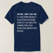 Autisme 26 t-shirt (Design voorkant)