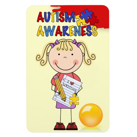 Autisme #2 Magnet Magneet (Verticaal)