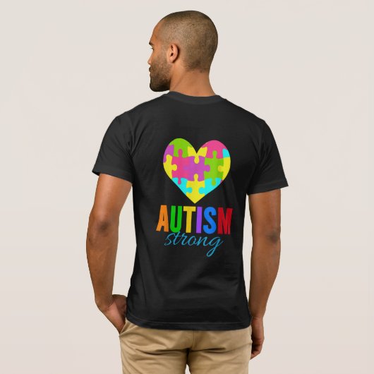 Autisme 3:16 T-Shirt (Achterkant volledig)