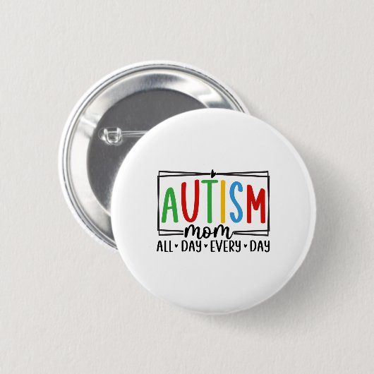 Autisme 3 ronde button 5,7 cm (Voorkant /achterkant)