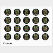 Autisme 3 ronde sticker (Vel)