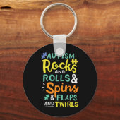 Autisme 3 sleutelhanger (Voorkant)