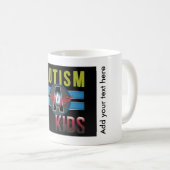 Autisme A Kinder White 325 ml Klassieke witte Mok (Voorkant rechts)