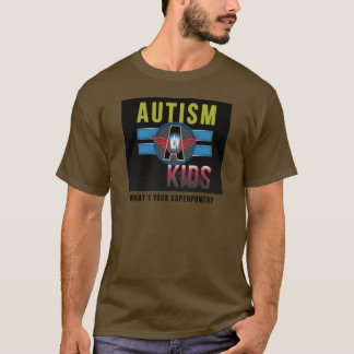 "Autisme A Kinderen Mannen waarde T-shirt *