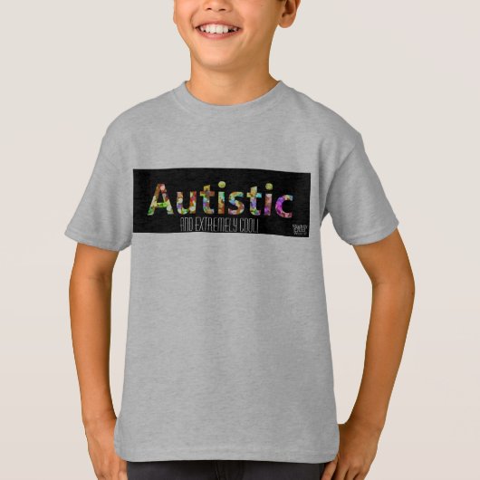 Autisme Acceptatie/Bewustheid, Autistic Pride Kind T-shirt (Voorkant)