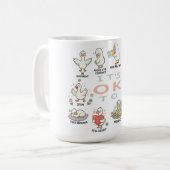 Autisme Acceptatie Gans | Het is OK om Anders te Z Koffiemok (Voorkant links)