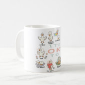 Autisme Acceptatie Gans | Het is OK om Anders te Z Koffiemok (Voorkant links)