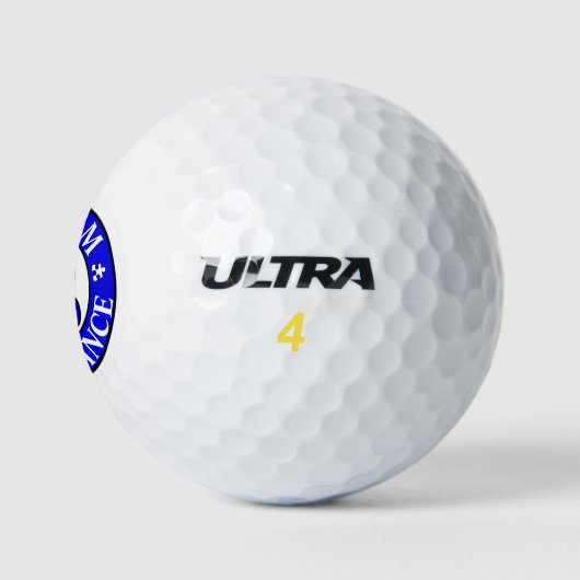 Autisme Acceptatie Golfballen (Logo)