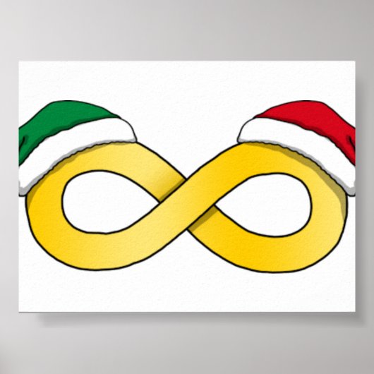 Autisme Acceptatie Kerst Poster (Voorkant)