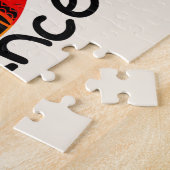 Autisme Acceptatie kleurig regenbooginksymbool Legpuzzel (Zijkant)