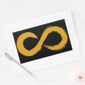 Autisme acceptatie oneindig rechthoekige sticker (Envelop)